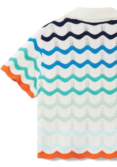 Polo All'Uncinetto Con Onde Sfumate CASABLANCA KIDS | KS25-KW-97701